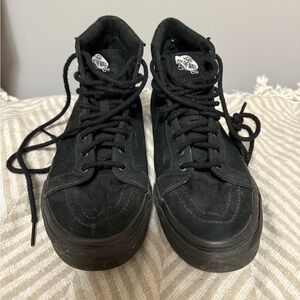 Vans unisex Black High-Top Sneakers